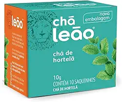 Leão Chá De Hortelã Fuze Com 10 Saquinhos