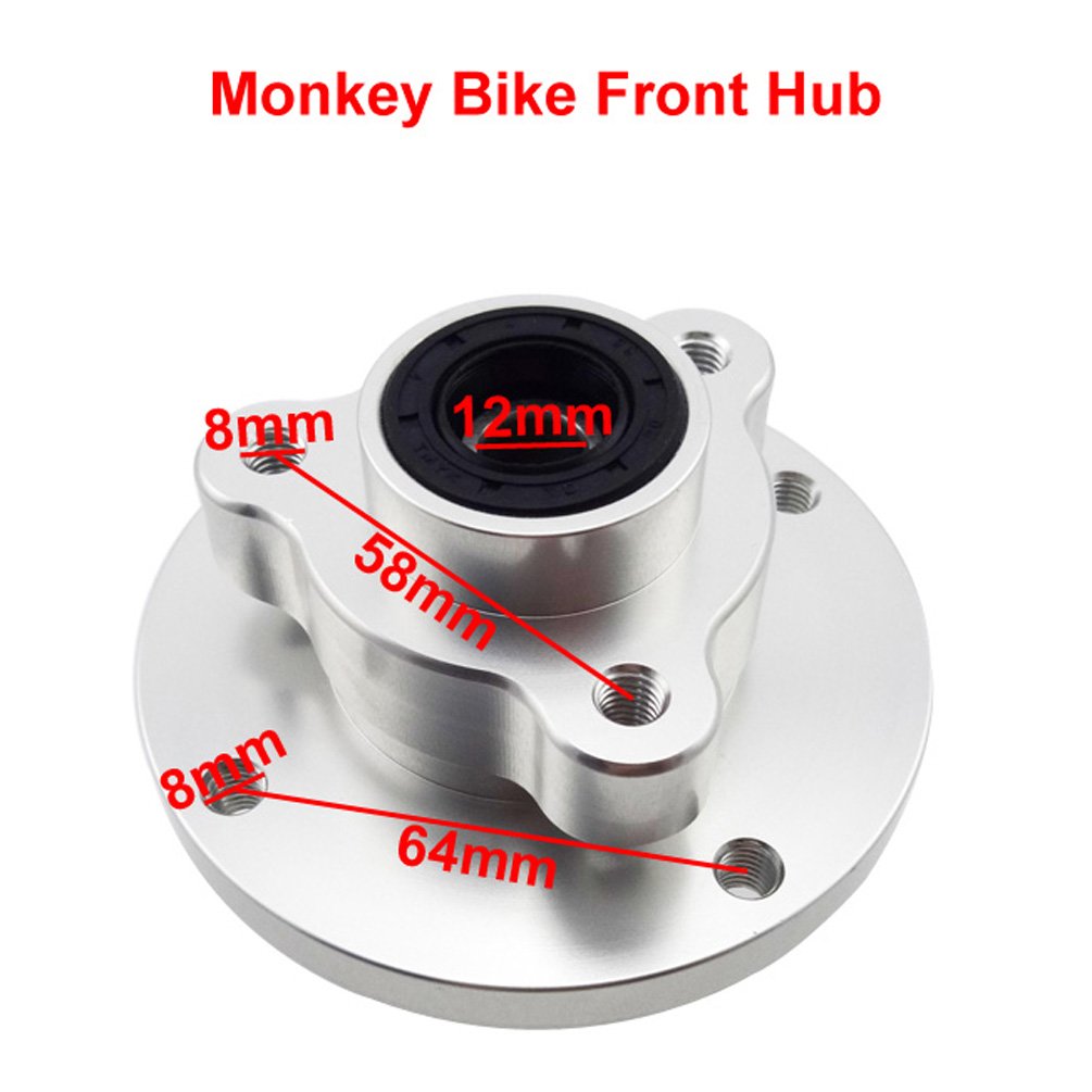Amazon.com: XLJOY CNC Alloy Front Wheeler Rim Hub 12mm Alex Hole