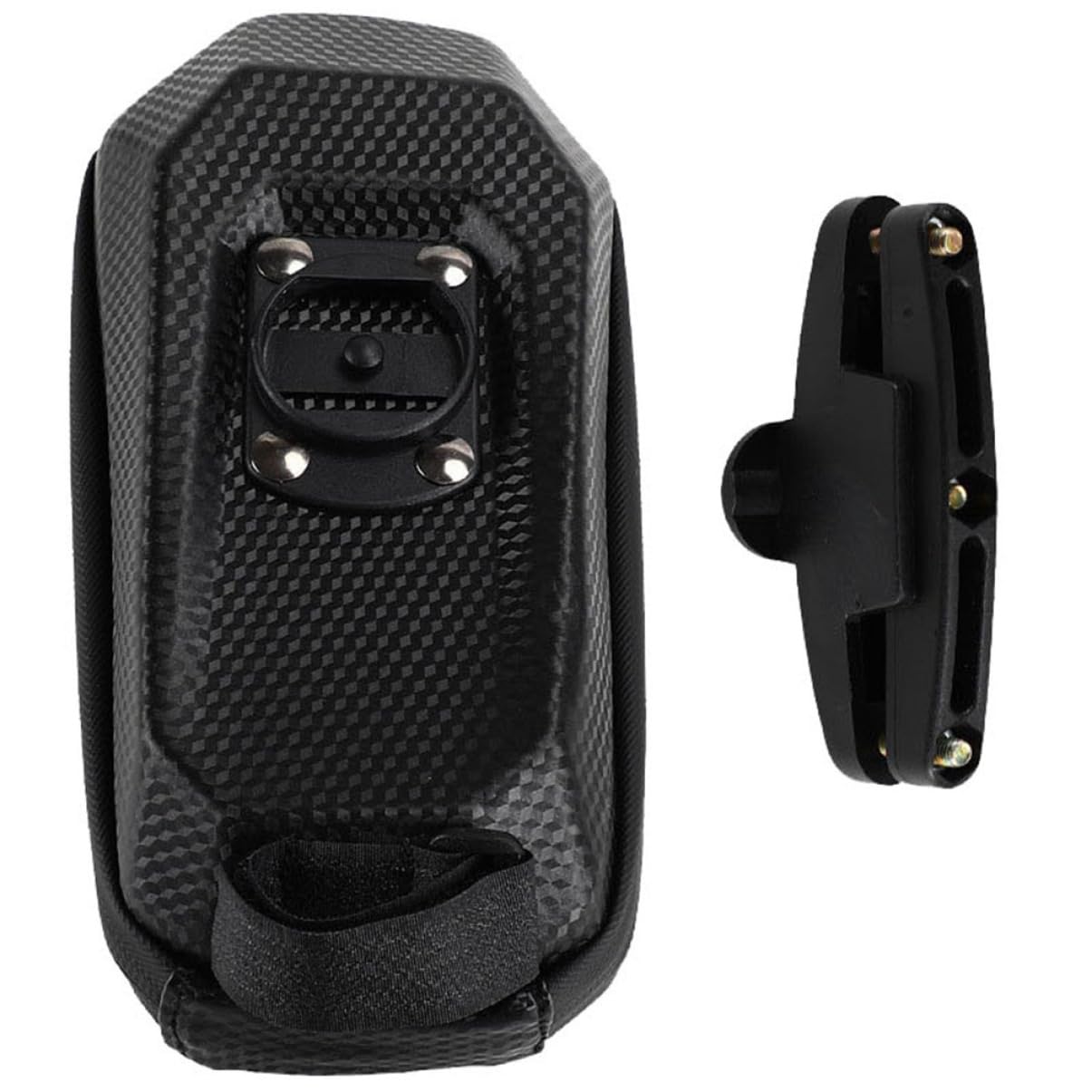 Toyvian de Selle étanche Sacoche de Selle de vélo Sacoche de Selle étanche supplémentaire Pochette de Selle de vélo de Queue de vélo étanche Motif Carbone Eva Noir