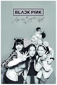 Affiche Toile Haute Qualité Poster BLACKPINK Sur Toile 30x45 Cm - Décoration Murale K-pop - Salon/Chambre Déco Murale K-pop