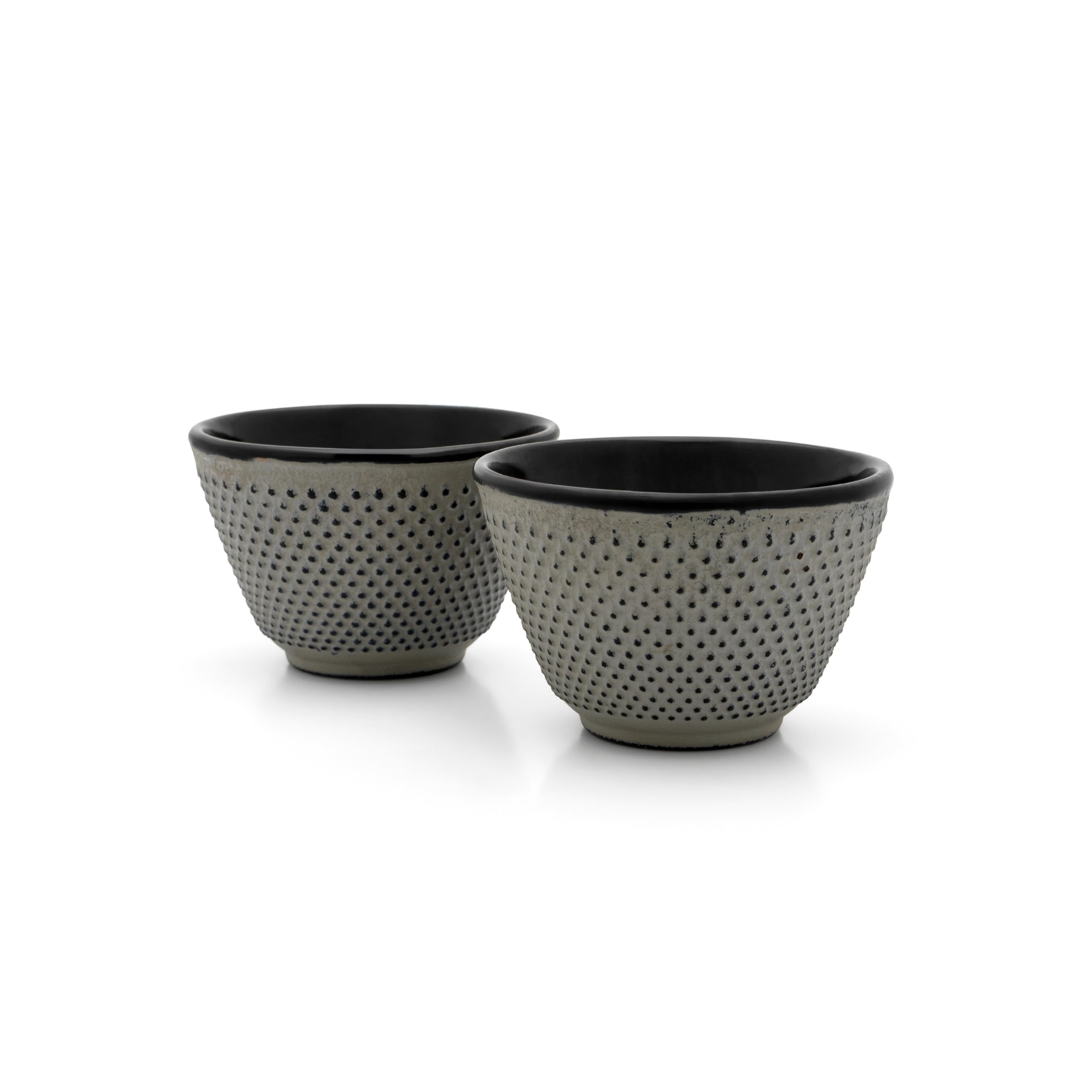 Bredemeijer - Jang Tea Cups Cast Iron Grey Set of 2