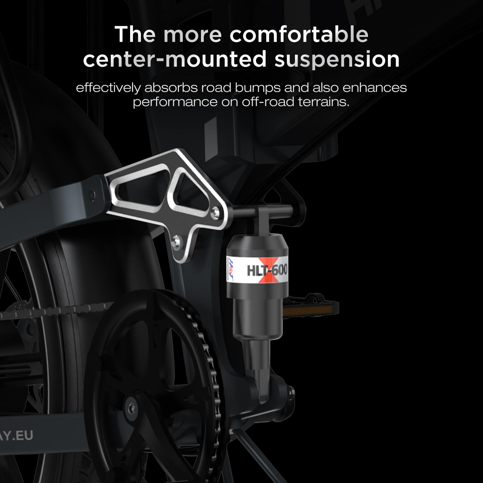 HITWAY Bici Elettrica, Pieghevole 250W E-Bike Adulto, Autonomia 70-120 km, 20" × 4.0 Fat Tire Bicicletta Elettrica, Controllo APP, 7 velocità, BK10S PRO