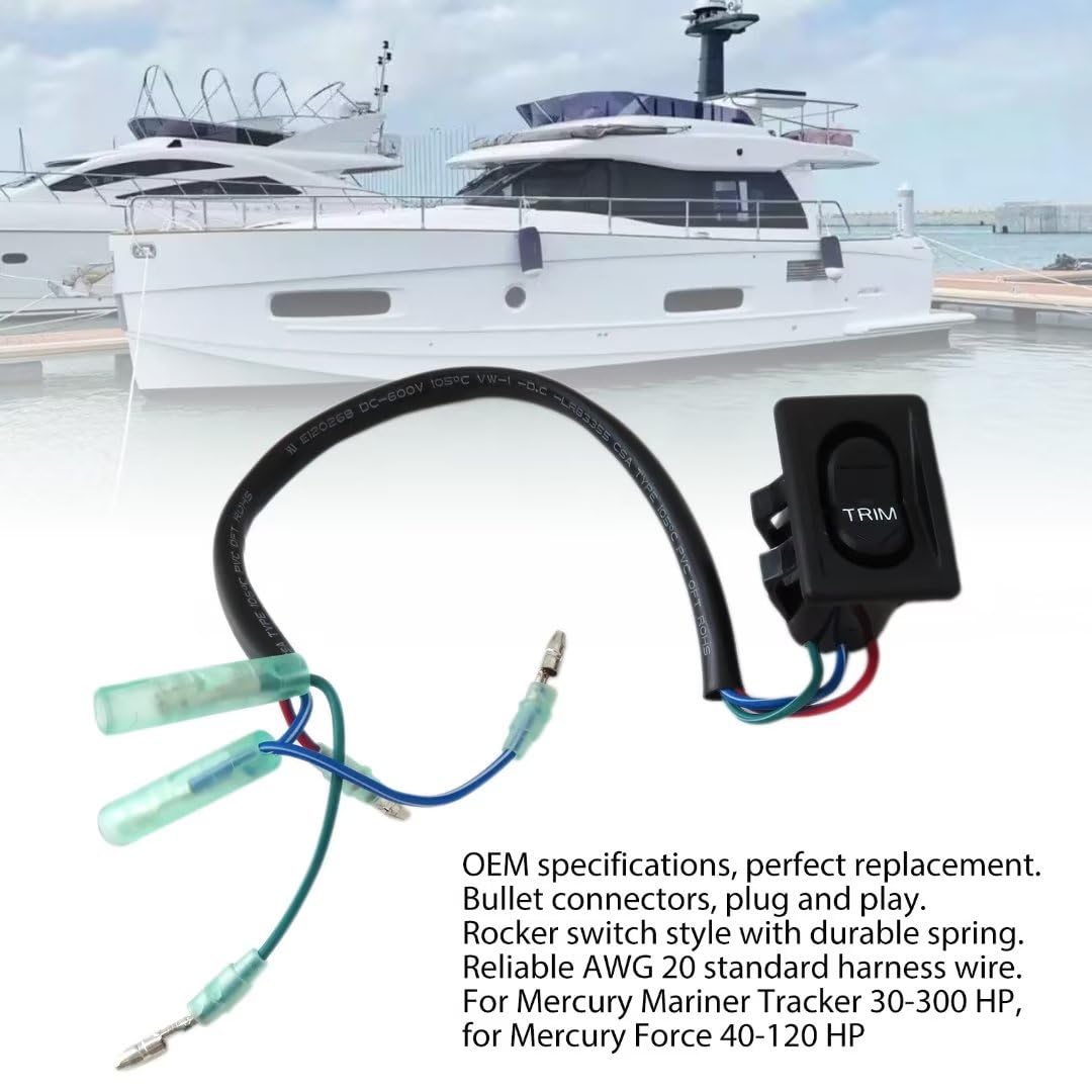 896620 87-8M0042301 18286A13 18286A25 Trim Tilt Switch Fit for Mercury Mariner Tracker 30-300 HP,cury Force 40-120 HP