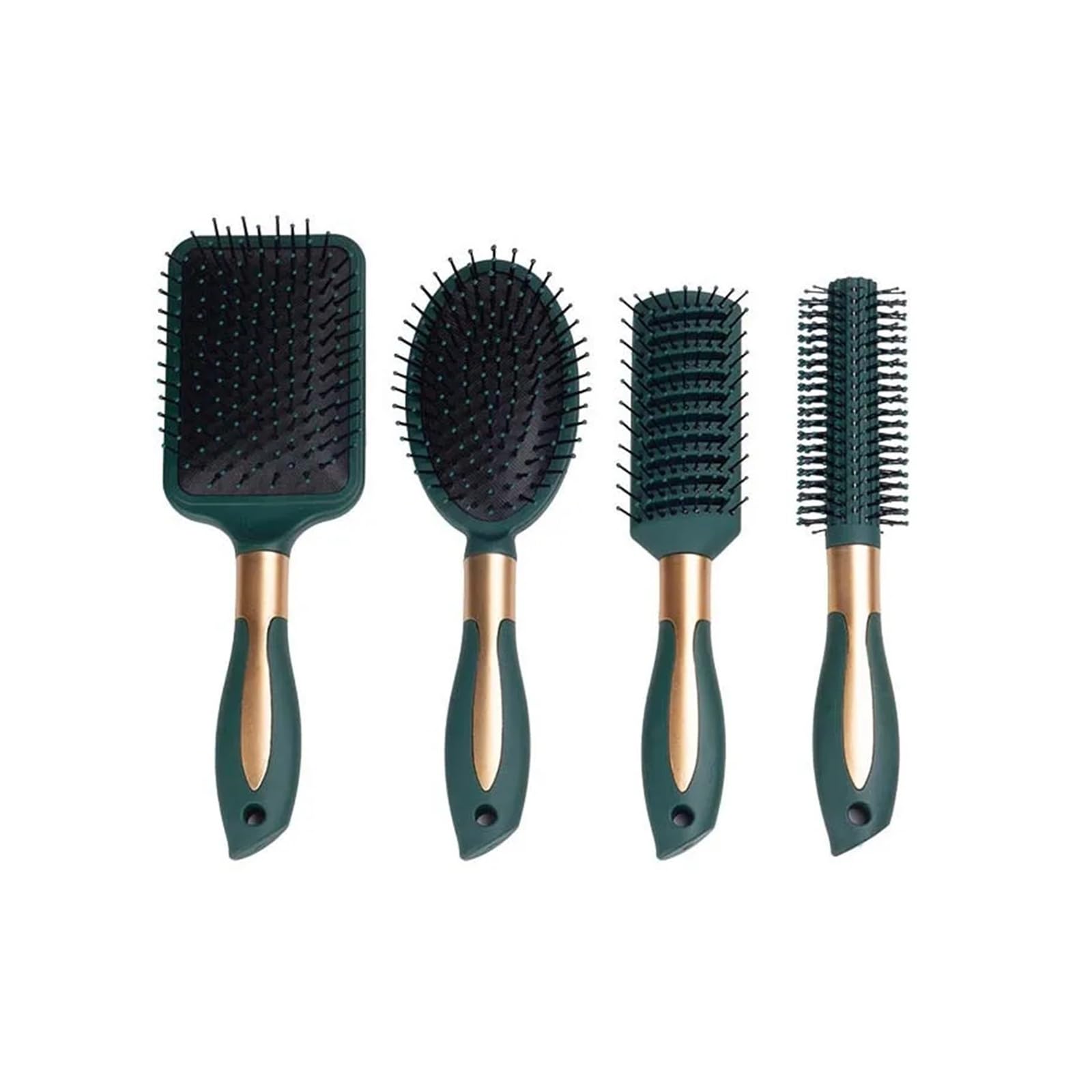 Peine con cojín de aire for masaje cabello, cepillo for el cuero cabelludo, herramienta estilismo for peluquería(4pcs Kit)