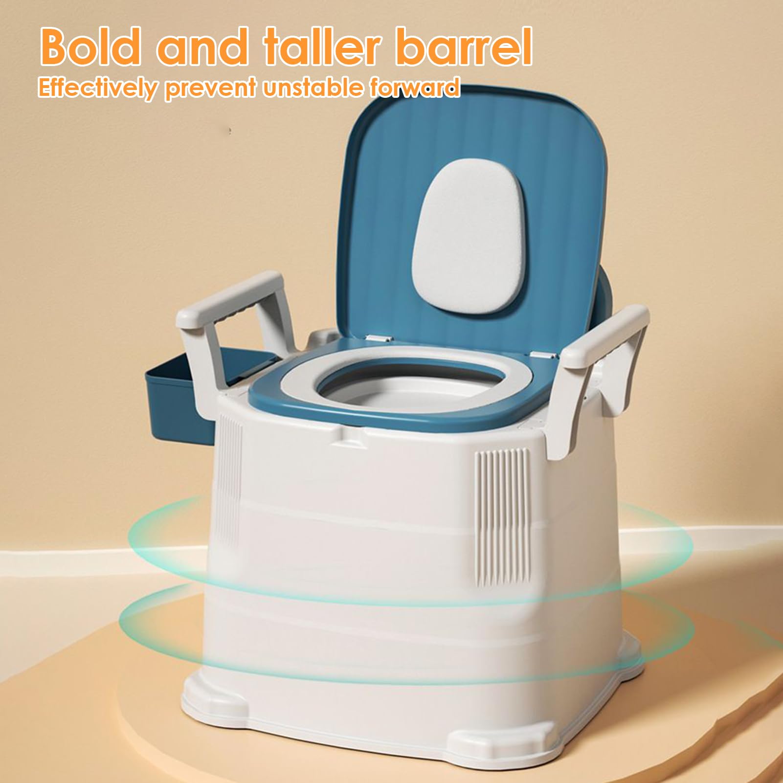 Inodoro Portátil Adultos Fácil Limpieza, Entrenamiento Baño Para Bebés Y | Asiento Entrenamiento WC Infantil para Camping Coche Viaje y en Exteriores e Interiores Hogar Portátil