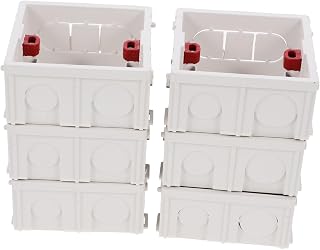 POPETPOP 6pcs Outdoor Switch Socket Box Electrical Outlets Cord Hider Box Reinforced PVC Easy Install Repair Versatile Wall Outlet Cover