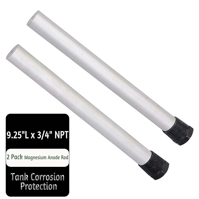 RV热水器阳极棒（2件装）镁棒用以防止水箱腐蚀