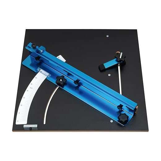 POWERTEC 71403 Table Saw Crosscut Sled, Woodworking Jig and Hardware Kit for Precise Cuts