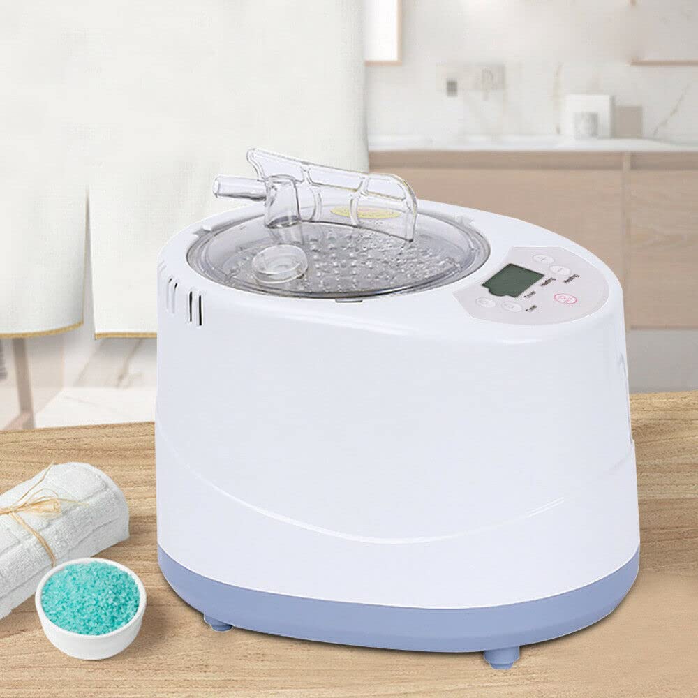 SHZICMY Generador de vapor de 9 velocidades con mando a distancia, Sauna 3L 1000 W, cabina de calor portátil SPA generador de vapor Remote