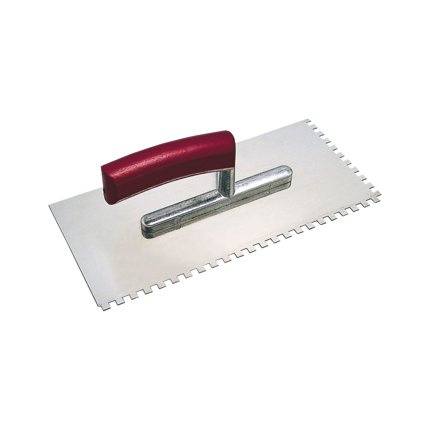 Kaufmann 17.017.10 - Llana orden 280 x 130 mm de acero inoxidable dentada en ambos lados, 10 x 10 mm,