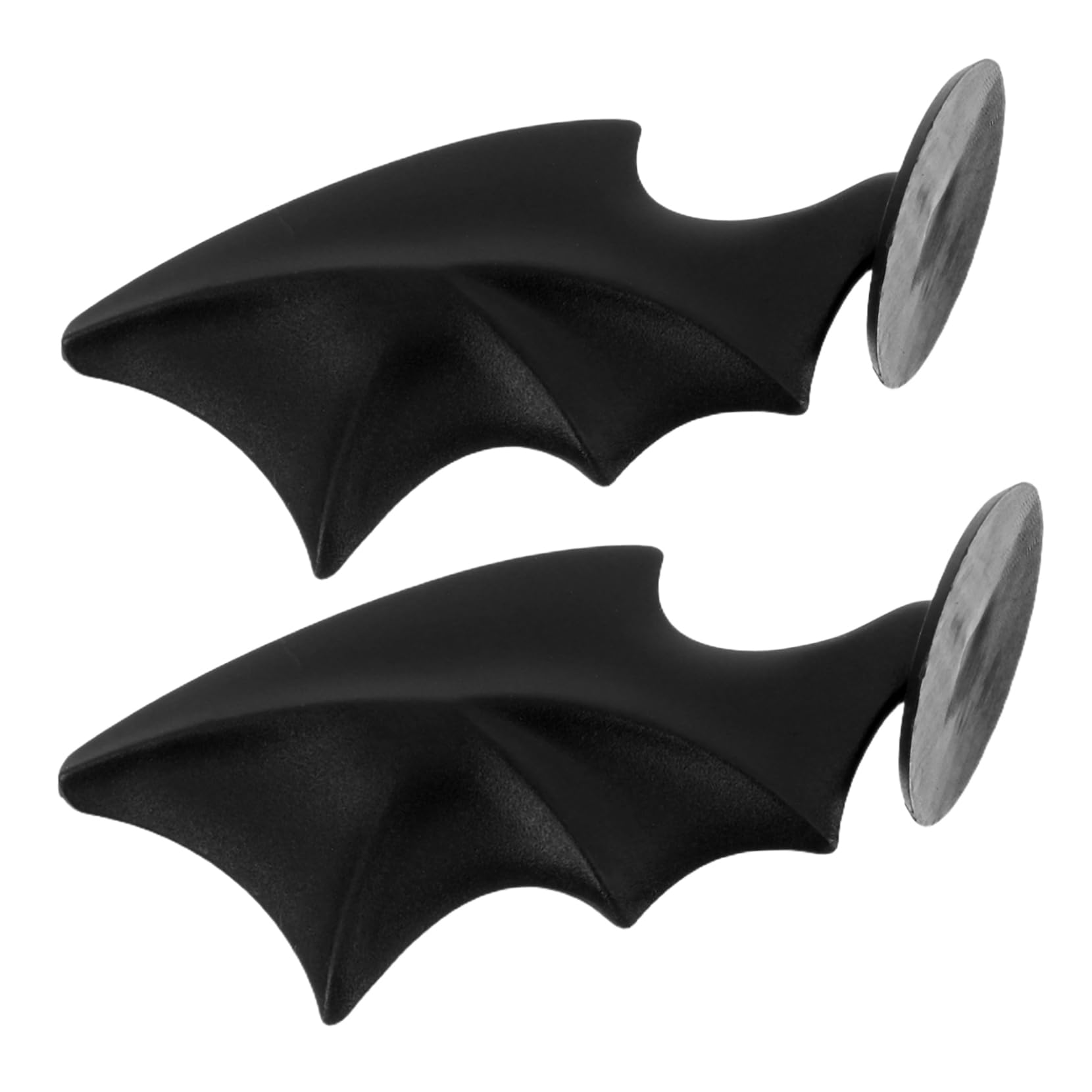 Unomor 1 Pair Bat Wings Helmet Accessories Adhesive Suction Cup Skiing Helmet Decor Novelty Wings for