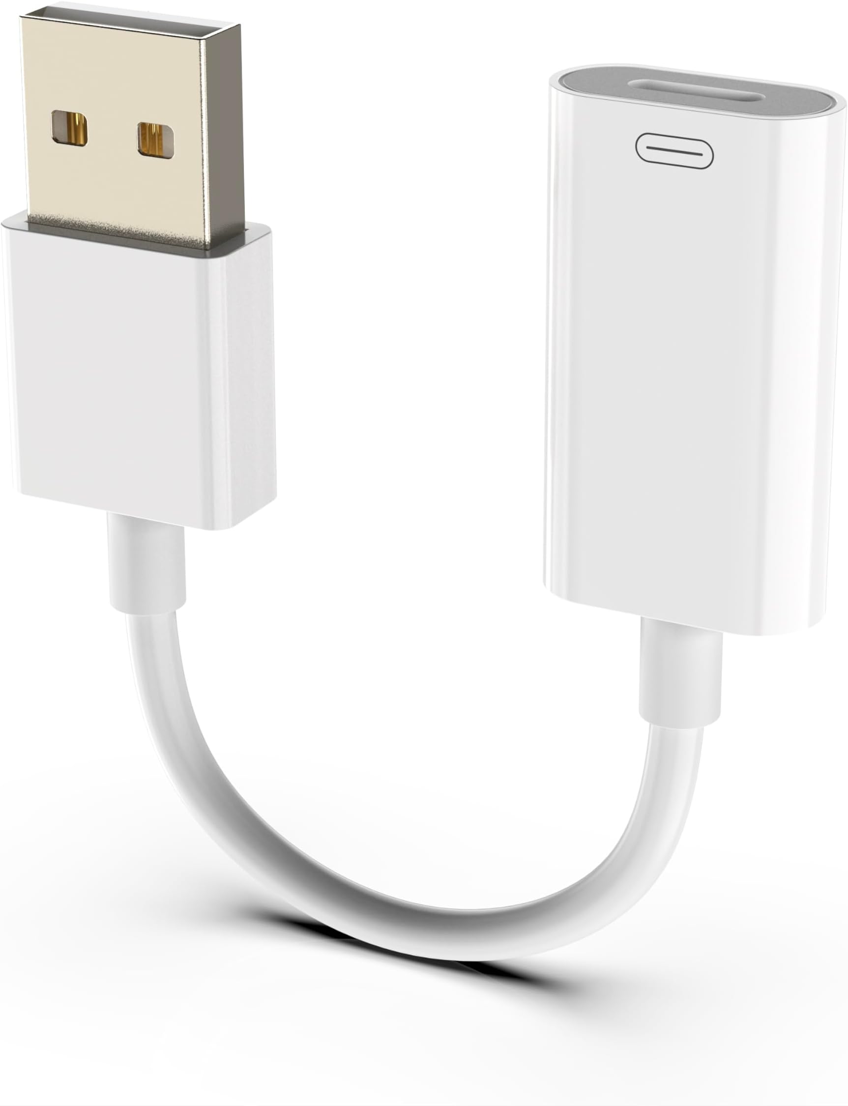 LMUBOY USB Male to Lightning Female Audio Adapter Cable