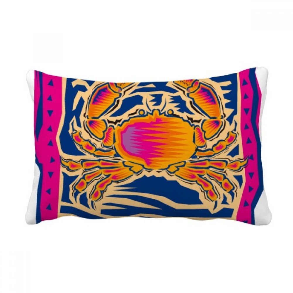 Coussin oreiller lombaire Cancer multicolore décoratif de 16x24 pouces