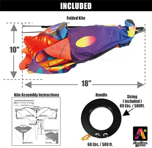 Miniatura 15 de ¡Cometas grandes y fáciles de volar para la playa, patio trasero, parque!