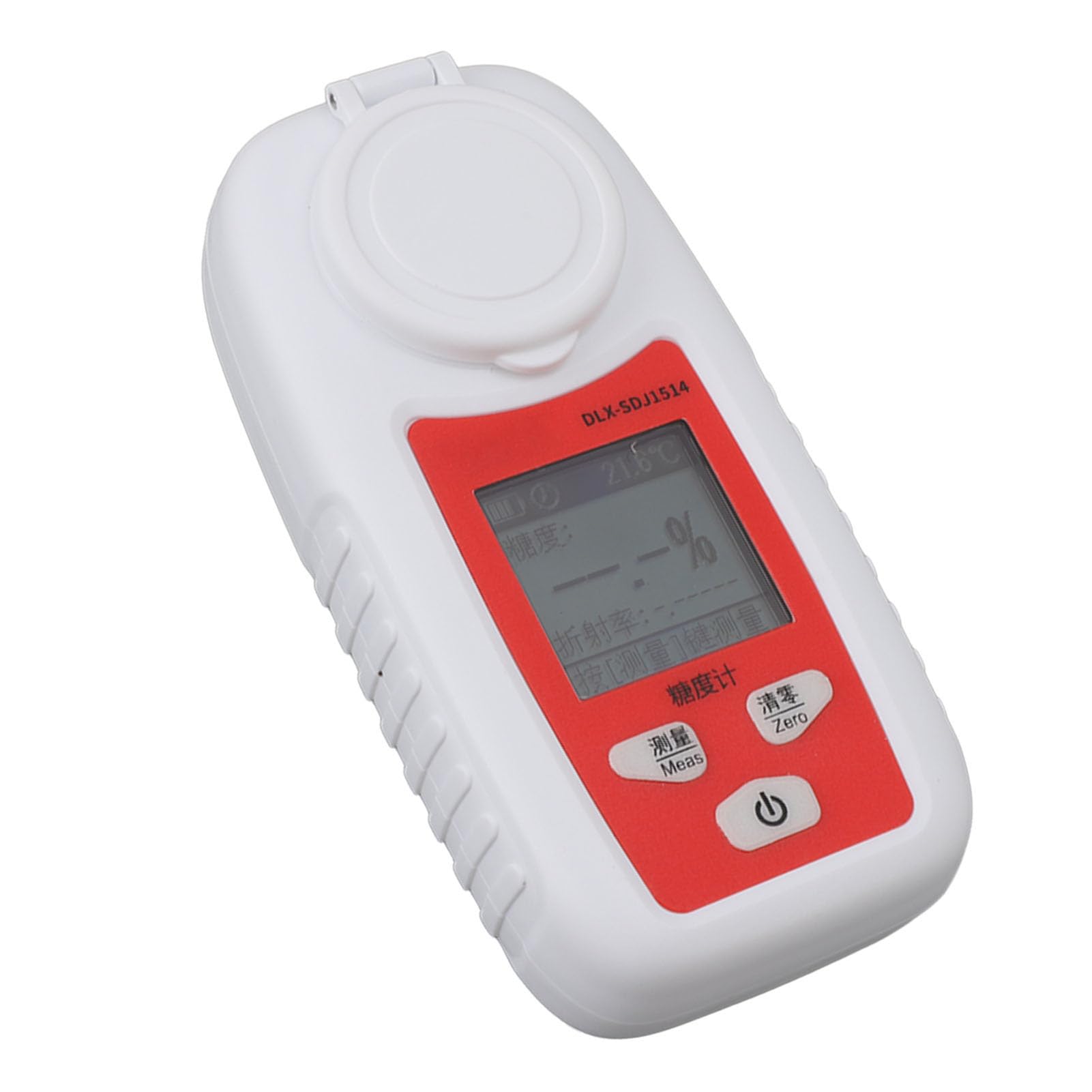 SUNGOOYUE Medidor de Azúcar de Frutas Medición Brix No Destructiva Refractómetro de Azúcar Digital Liviano para Medir el índice de Dulzor en Frutas, Probador de Dulzor Portátil para Entusiastas de