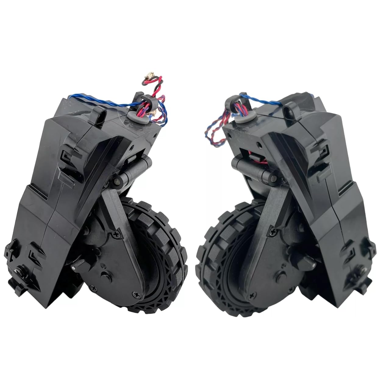 SCREENTRONICS Left and Right Wheels with Motor Unit Assembly Replacement for Ecovacs OZMO Deebot T8, T8+, AIVI T8+, T9+, N7, N8 Pro, N8 Pro+, N10, N10 Max+ Robotic Vacuum Cleaners