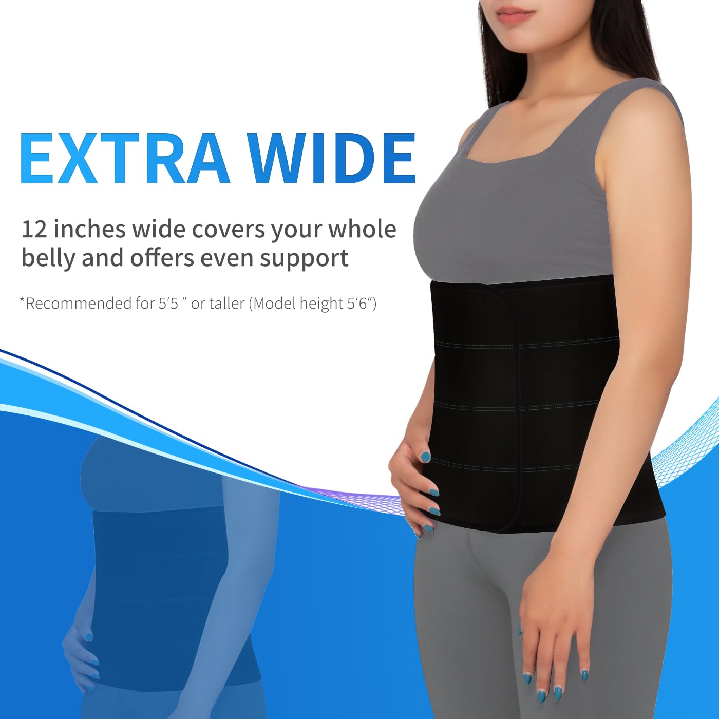 Amazon.com: S Abdominal Binder Post Surgery for Men and Women, 12