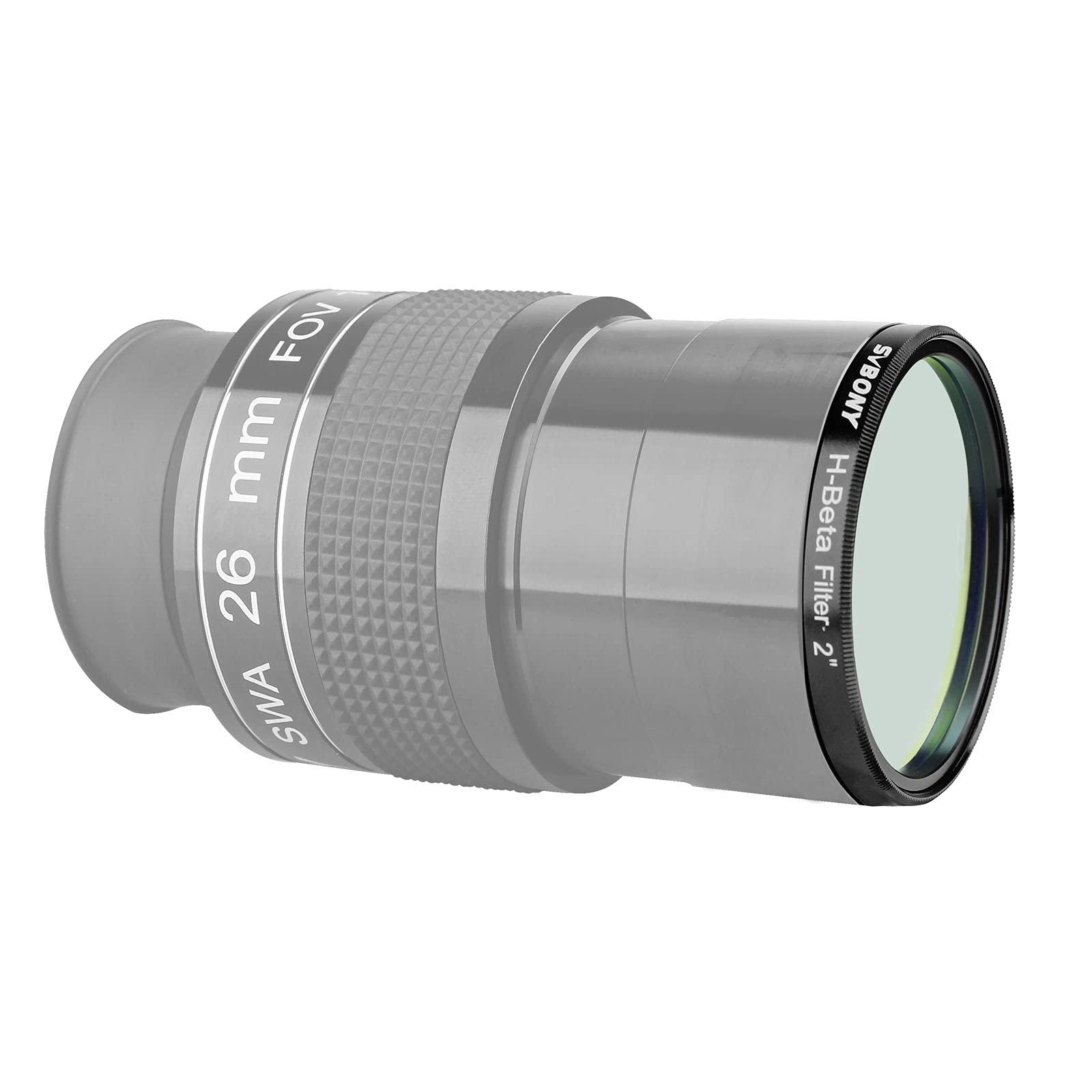 SVBONY SV132 Filtre de télescope H-Beta 25 nm 5,1 cm Visuel Nébulosité Oculaire Filtre pour Cheval Nebula California et Nébuleuse de Cocon dans les Ciels Noirs