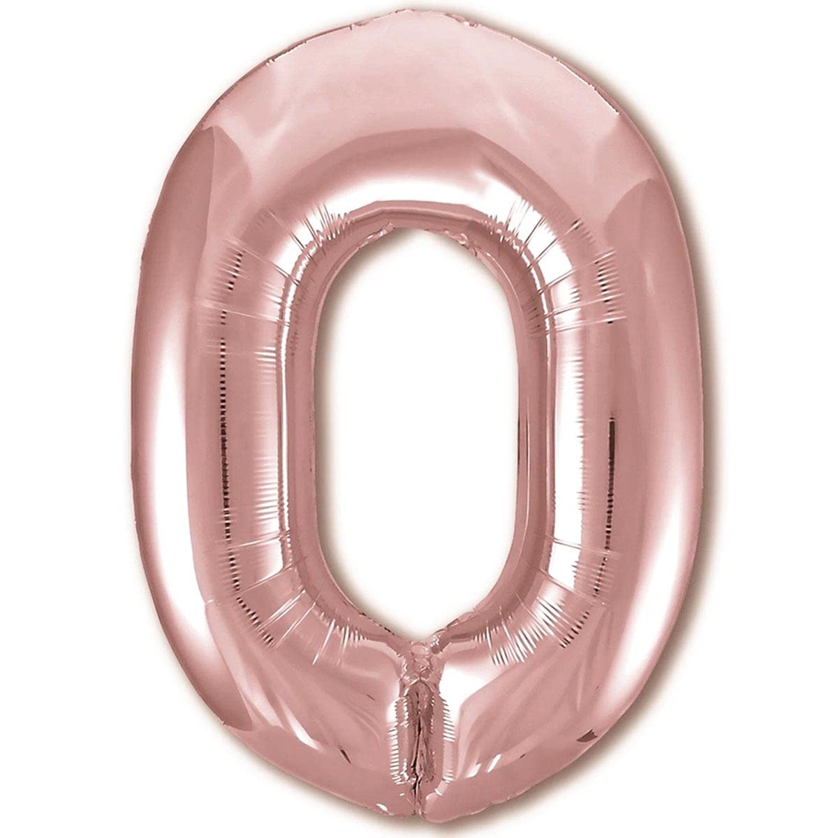 FUNXGO Folienballon Zahl In Roségold – Ca. 100 Cm Riesenzahl Für Geburtstag, Hochzeit (mit Selbstabdichtungsventil)