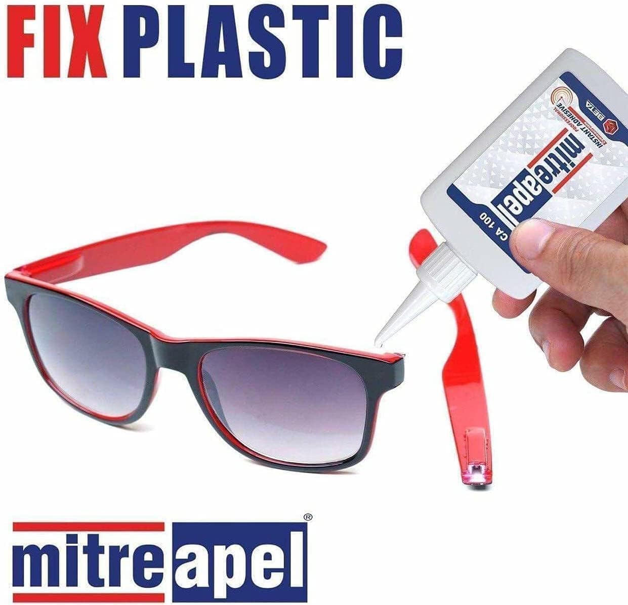 Mitreapel Colla Superka (3 x 100 g) con attivatore per colla spray (3 x 400 ml) – colla cianoacrilato per fai da te e costruzione, confezione da 3 pezzi