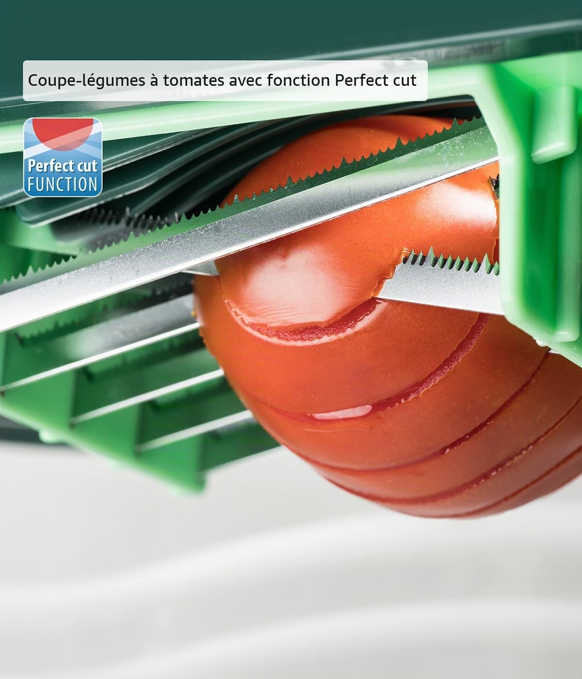 Genius Mandoline Nicer Dicer Chef 34 en 1 Multifunction Professionelle - Coupe-légumes avec bol en verre et coupe-tomates légumes | âtonnets, tranches, bandes, spirales, julienne