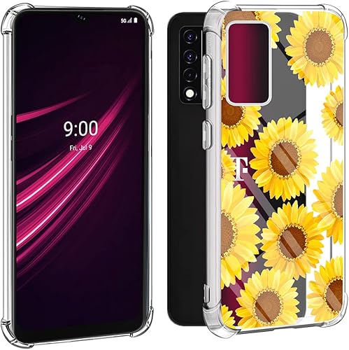 Miniatura 2 de Paquete de 3 fundas para T-Mobile Revvl V Plus 5G, absorción de golpes, antiarañazos, de poliuretano termoplástico suave, antiarañazos, para