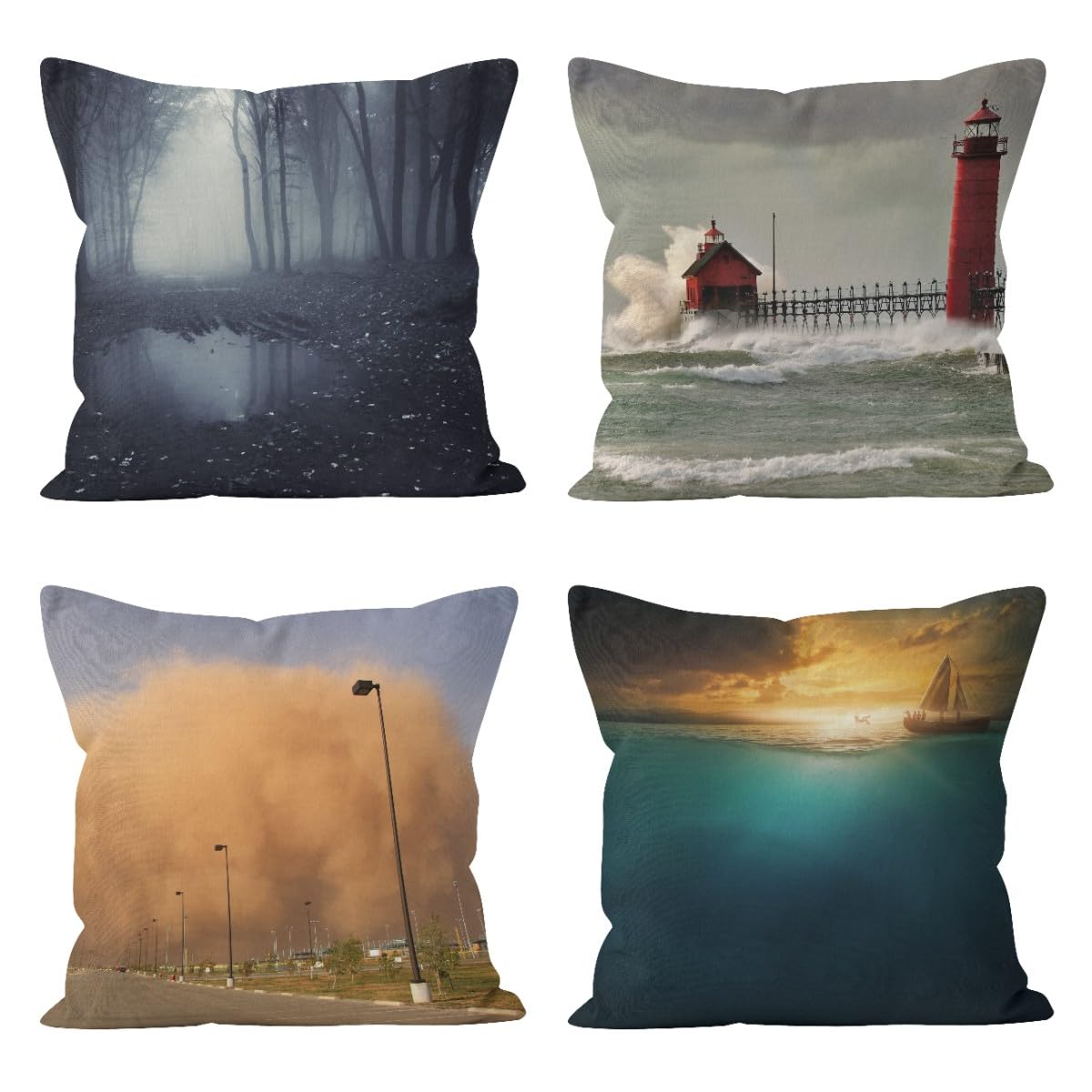 Housse de coussin africain 50x50cm : créez un salon chaleureux et relax avec CEVAN