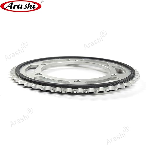 Miniatura 4 de Arashi Piñón trasero 46T para Yamaha FZ6 FZ600 FZ-6R FZ6R 2009-2017 XJ6 XJ600 2009-2015 SP  XJ6 ABS 2009-2015 piezas de motocicleta 520 Pitch Rubber