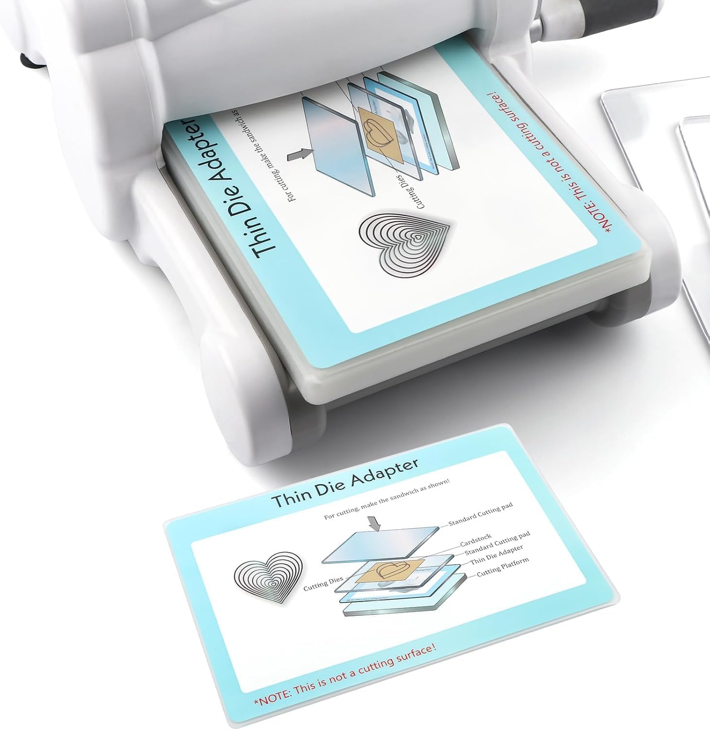 BAOFALI 9x6inch Standard Adapter Pad for Sizzix Big Shot Machine, Thin Die Adapter for Die Cutting Machine Cutting Pads Shim to Create A Sandwich for Most Thinlits Wafer Thin Dies