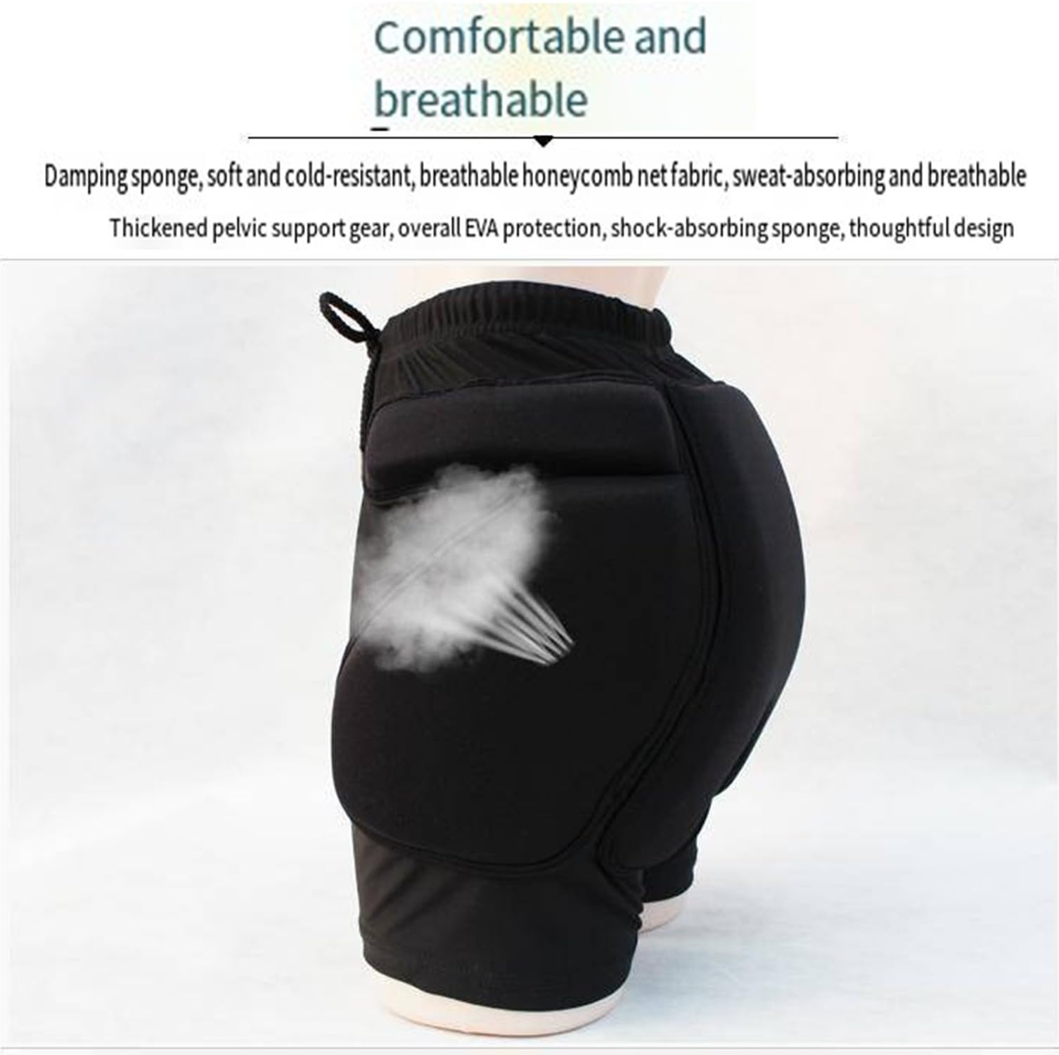Protection des Hanches pour Personnes Âgées, Protection des Hanche Et du Coccyx pour Personnes À Mobilité Réduite, Voyages en Toute Sécurité, Protection Contre Les Chutes XL(Waist 78-88CM)