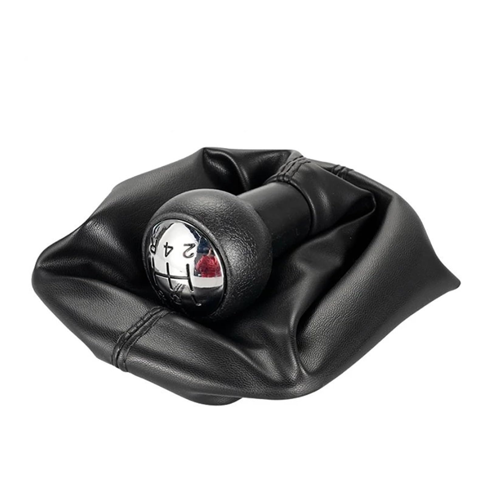 Kunyos Black For Peugeot 307 Cc 308 3008 5Speed Gear Shift Knob With Collars Gear Shift