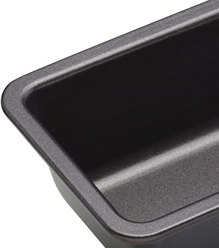 MasterClass Carbon Steel Seamless Non-Stick 1 lb Loaf Tin, Grey, 18 x 9 cm (7 x 3.5 Inch)