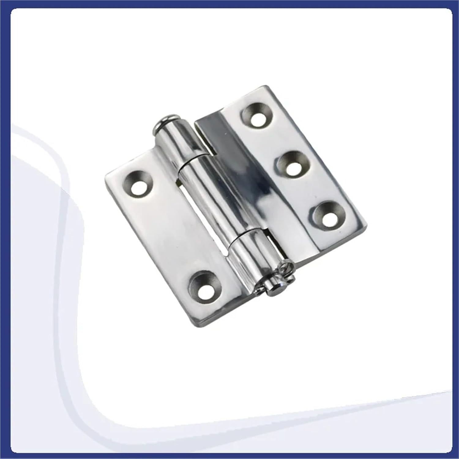 304 Stainless Steel Hinges are Used for Industrial Electrical Cabinet Doors Medical Equipment Vehicles 1Pcs(Large)
