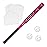 Ortiz34 Grand Slam Set- Graffiti Plastic Bat, 3 Balls, 4 Throw Down (Pink)