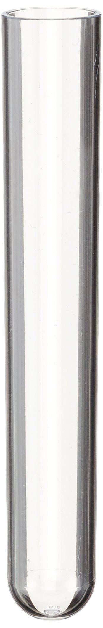 neoLab ecoLab Polystyrol Einmalröhrchen ohne Rand, Transparent, 12ml Kapazität, 100mm Höhe, 16mm Durchmesser, 2000 Stück