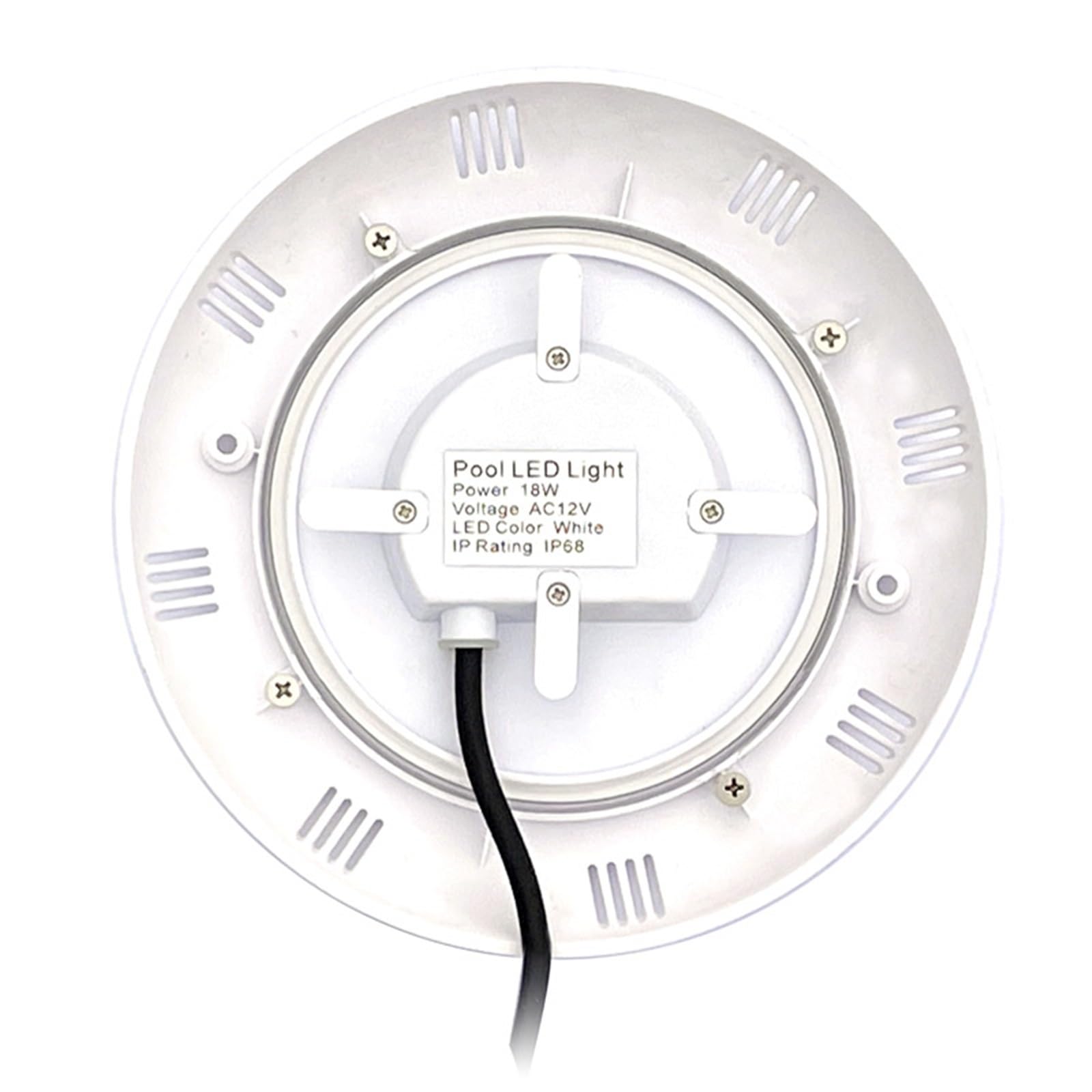 EDEDE Luci Piscina, Luci a LED for Piscina Luci for Piscina a Parete Luci subacquee Luci for Piscina(Rot,24W)