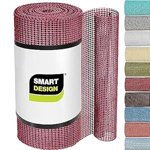 Smart Design Classic Grip Shelf Liner 12-Inch