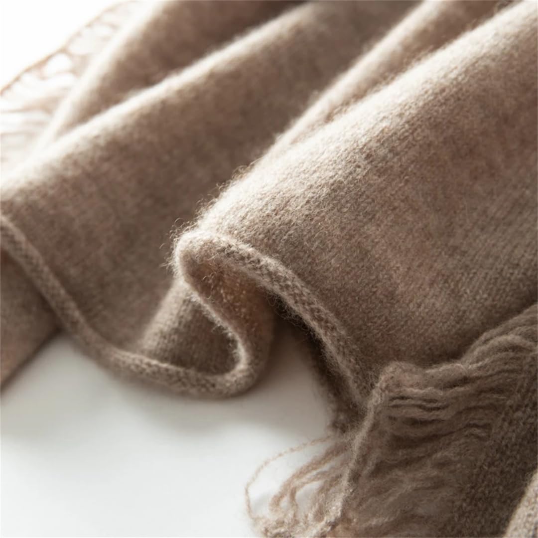 Bufanda de punto suave para mujer, otoño e invierno