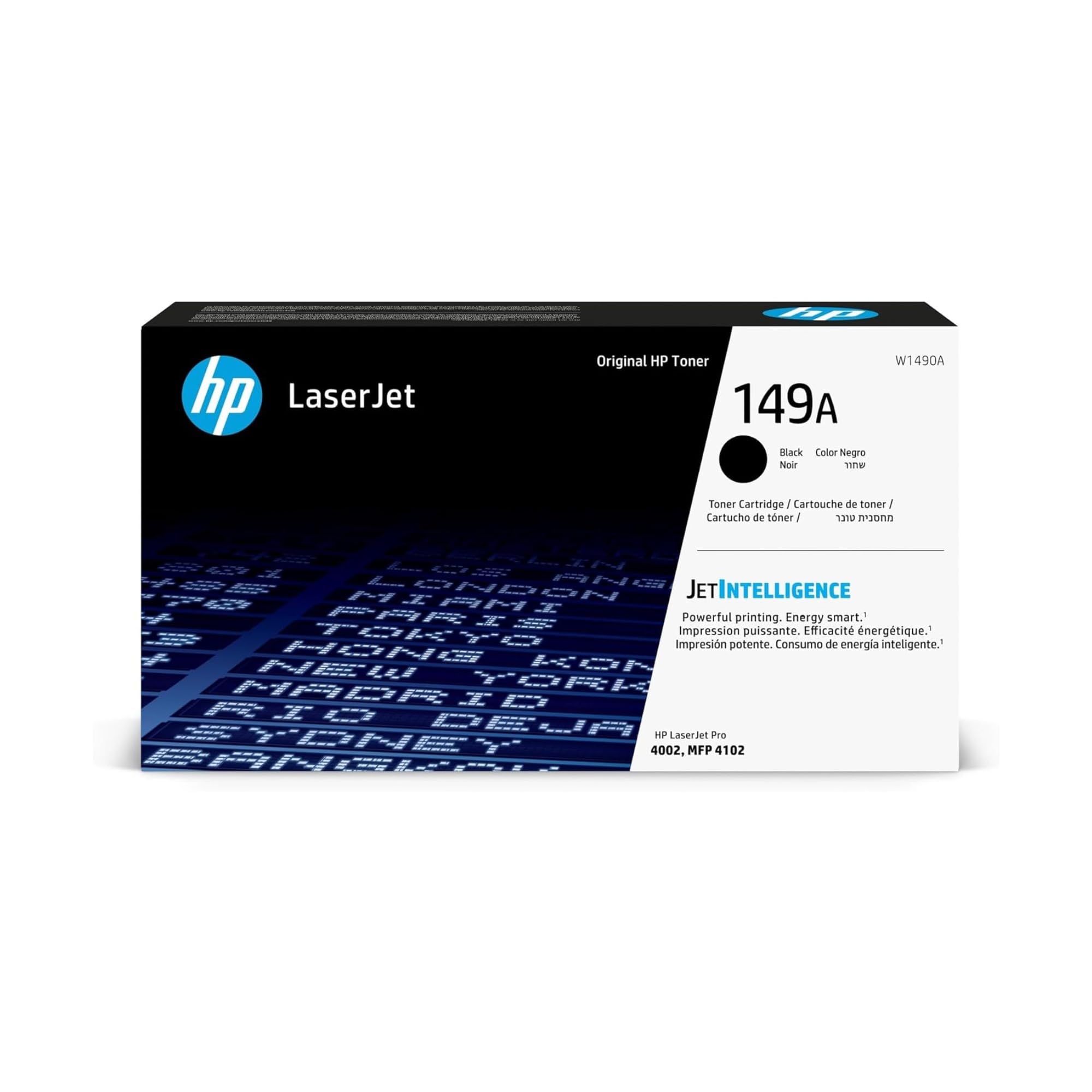 HP 149A W1490A, Cartuccia Toner Originale 2900 Pagine, Compatibile con le Stampanti LaserJet Pro 4002, MFP 4102, Nero