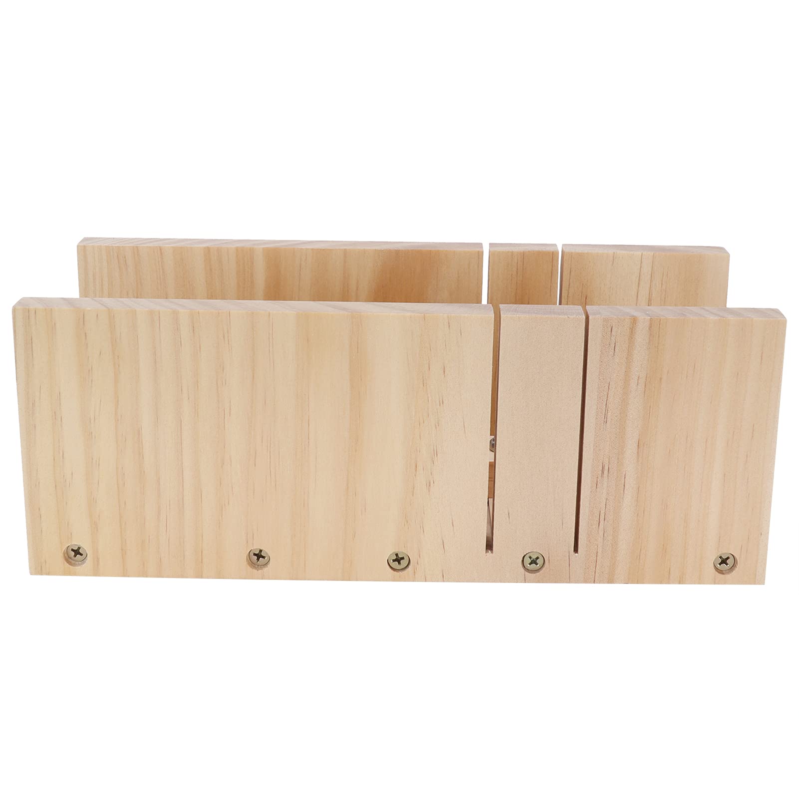Molde de jabón de 1200 ml con kit de pan de madera, molde de silicona para hacer jabón y hornear pasteles de bricolaje, molde de pan reutilizable con cuchillos