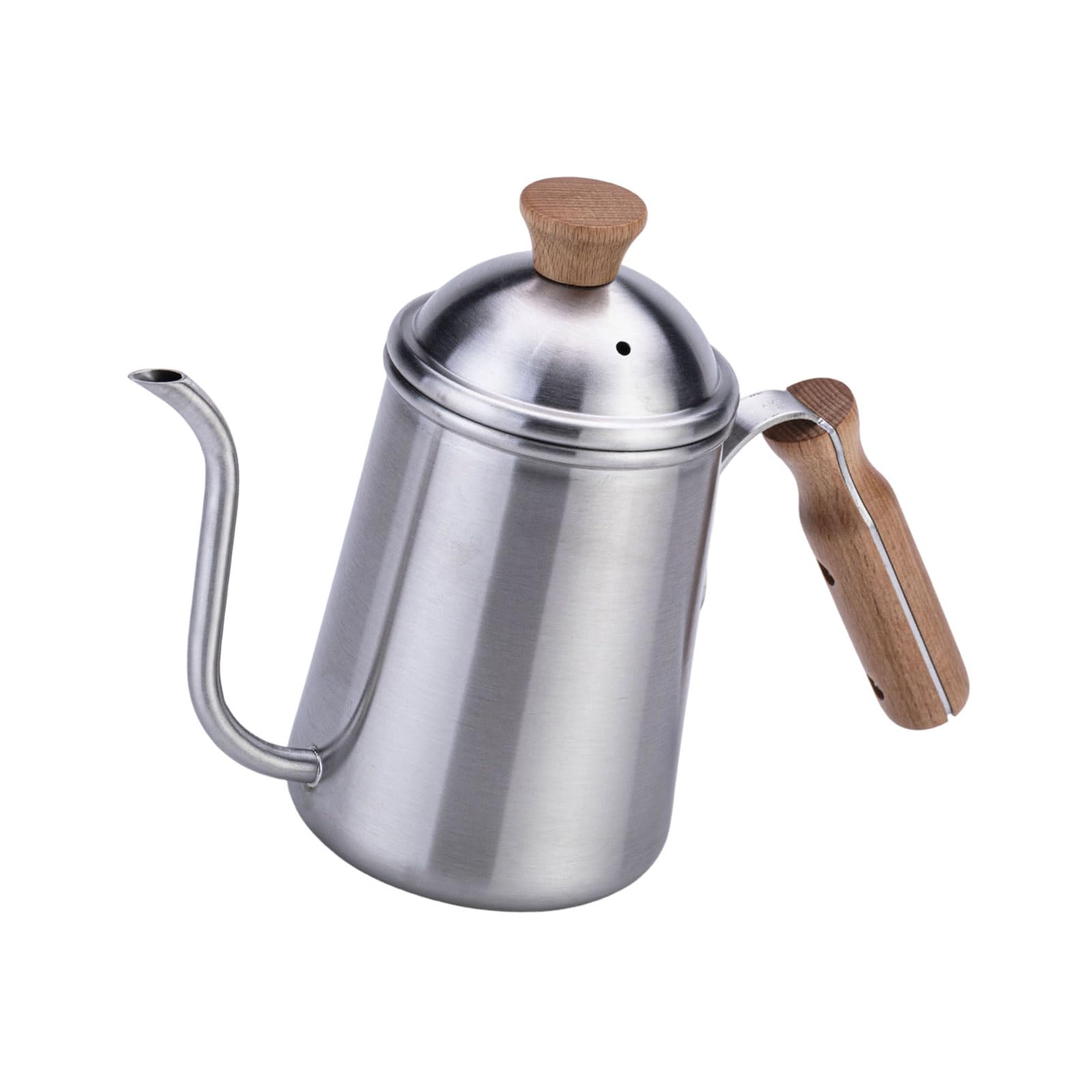 MALSSE Hand Dripping Coffee Heat Water Pots with Lid Long Gooseneck Coffee Pots Kettle Camping Accessories Gooseneck for Home