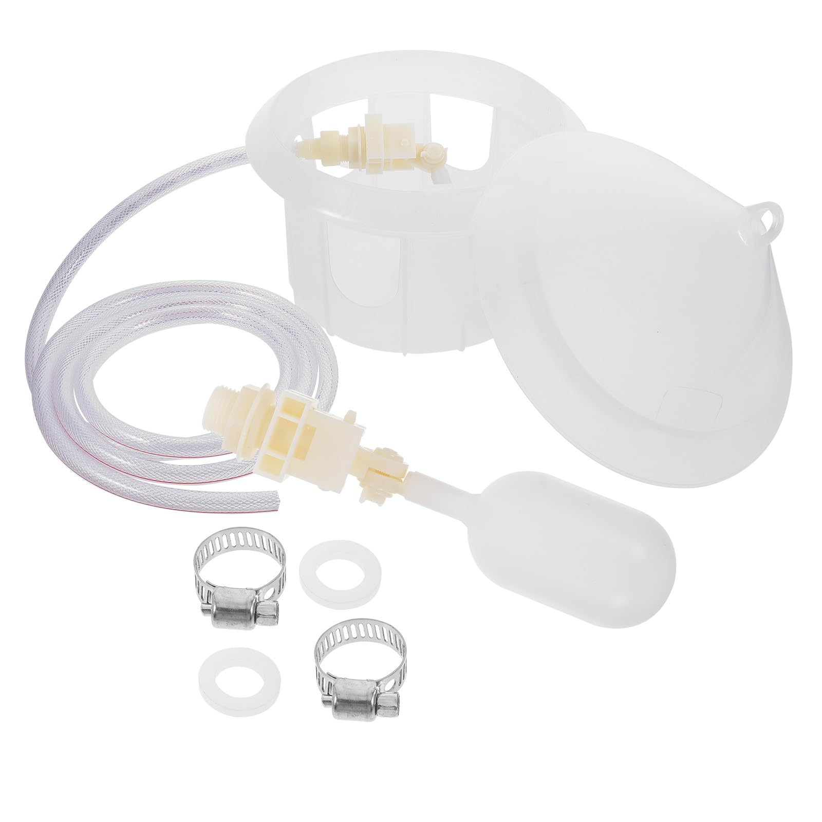 jojofuny Distributeur d'eau Automatique pour en Plastique Abreuvoir à Grosse Capacité pour Cage à Oiseaux Mangeoire sans Électricité Adaptée aux et Volailles