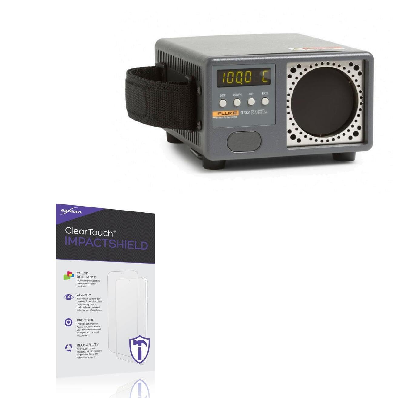 BoxWave Screen Protector Compatible with Fluke 9132 - ClearTouch ImpactShield (2-Pack), Impenetrable Screen Protector Flexible Film