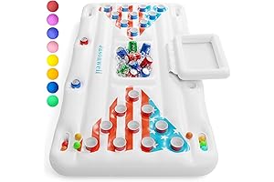 Jasonwell Inflatable Pool Pong Table for Beer Pong, Pool Party Games Accessories for Adults