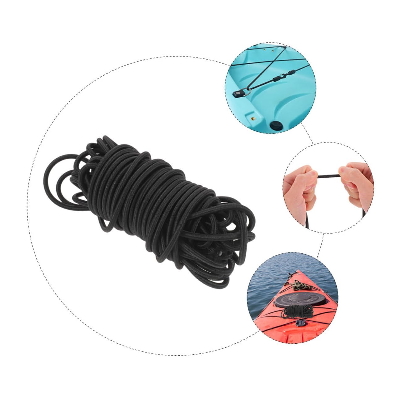 OSALADI Cordon Élastique Rond pour Chaussures De Sport Remplacement De Lacets Facile à Insérer Et Réutilisable