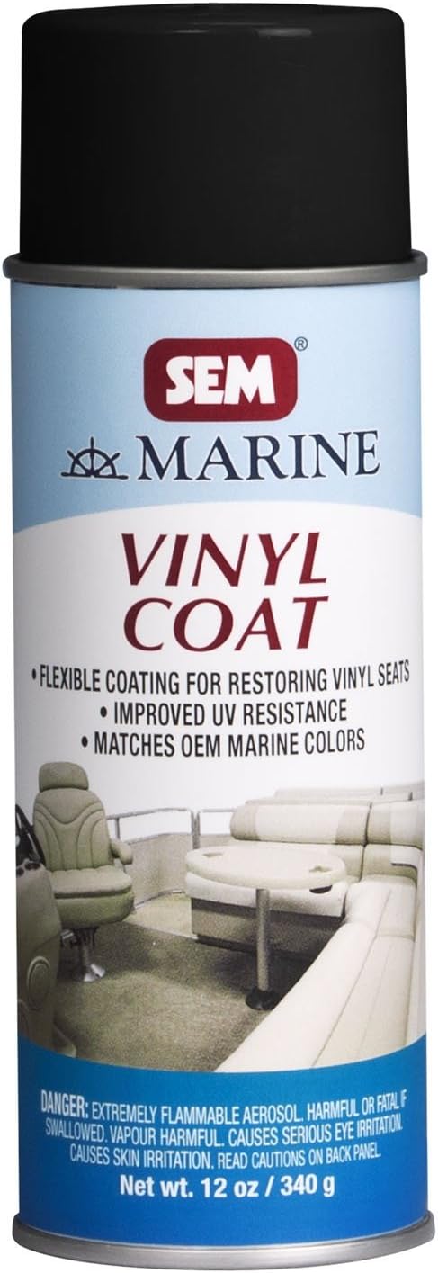SEM M25053 Ranger Black Marine Vinyl Coat - 12 oz.