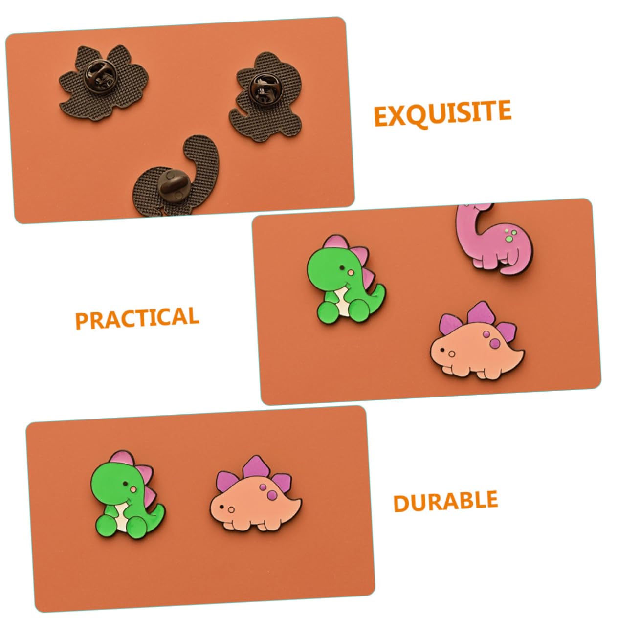 30stücke Teiliges Kawaii Dinosaurier Broschen Dekorative Für Kleidung Und Rucksäcke Kreative Tier-abzeichen Tragbare Accessoires Für Frauen