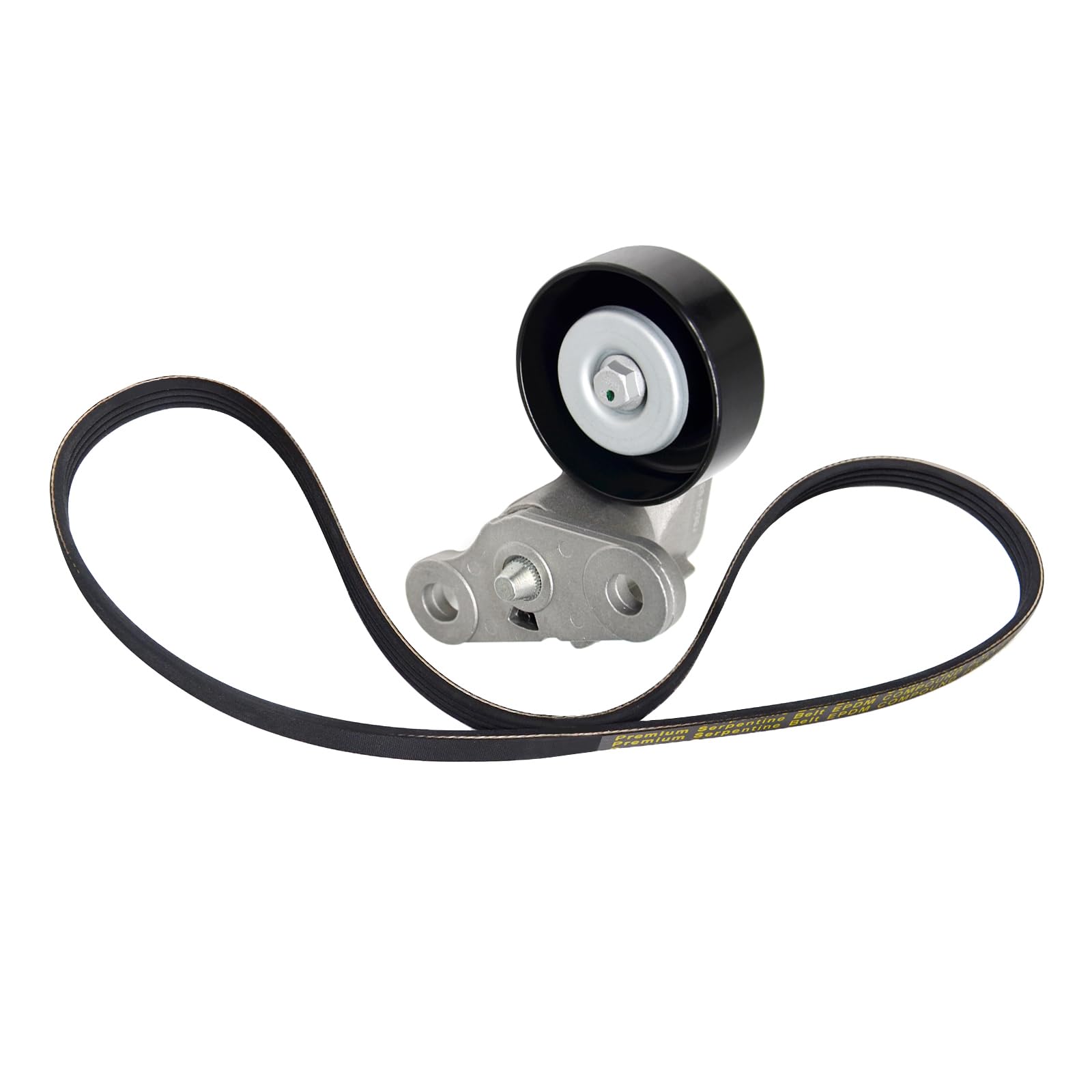 AC Drive Belt Tensioner Kit for 2000-2008 Chevy GMC Cadillac V8 4.8L 5.3L 6.0L 6.2L, Fit Escalade Tahoe Silverado Suburban Avalanche Express Yukon Savana Sierra, Replace 90K-38159 ACK040378HD