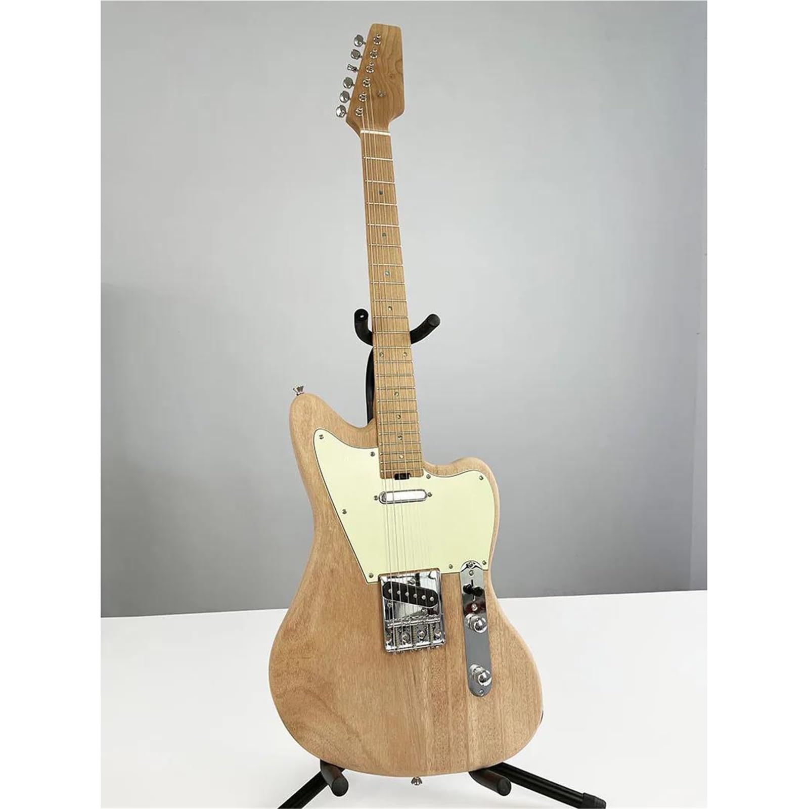 Unfinished Guitar Body DIY Electric Guitar Kit Mahogany Body And Neck Maplp Fretboard And Other Accessories