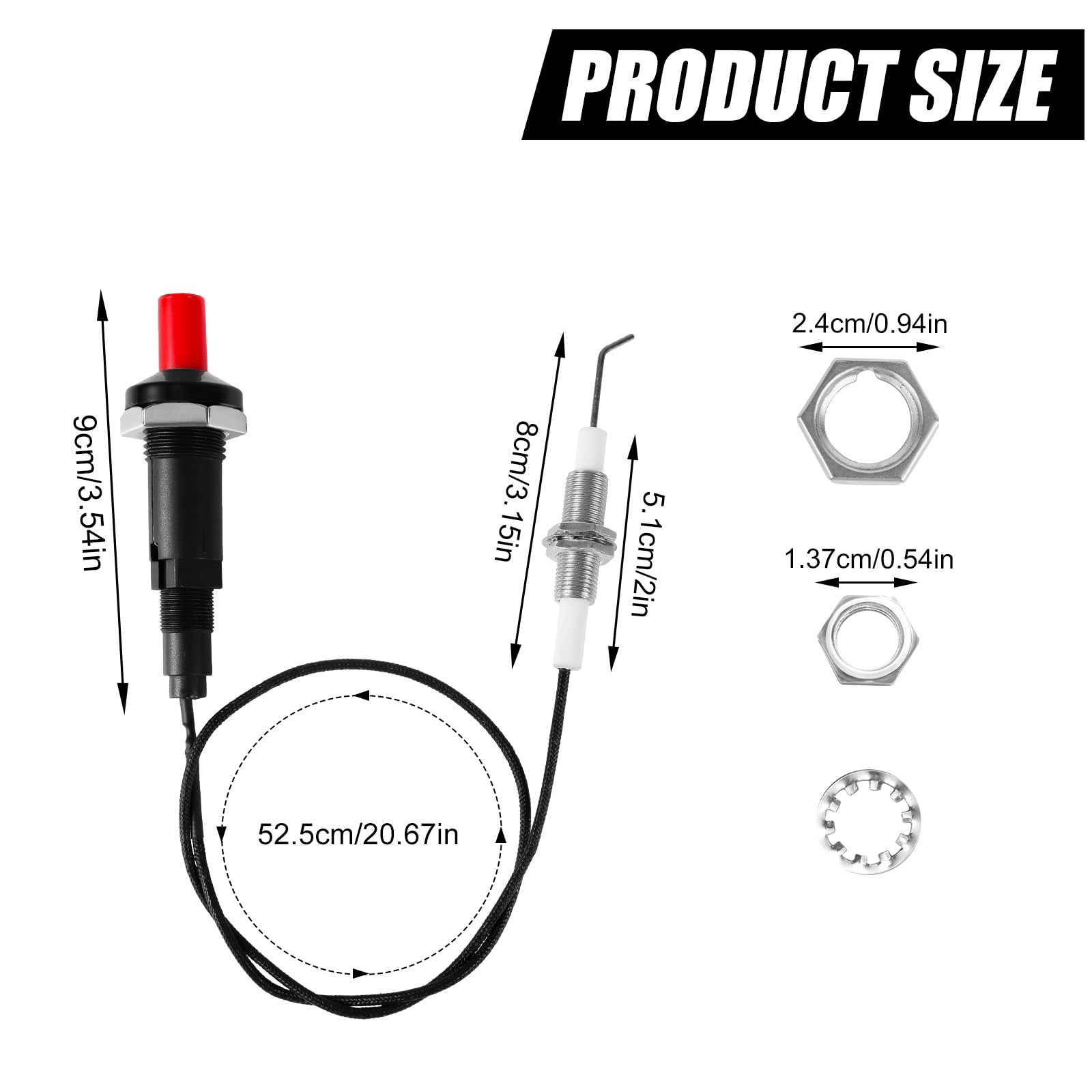 Amazon.com : BTFO Piezo Spark Igniter with Ignition Switch, with
